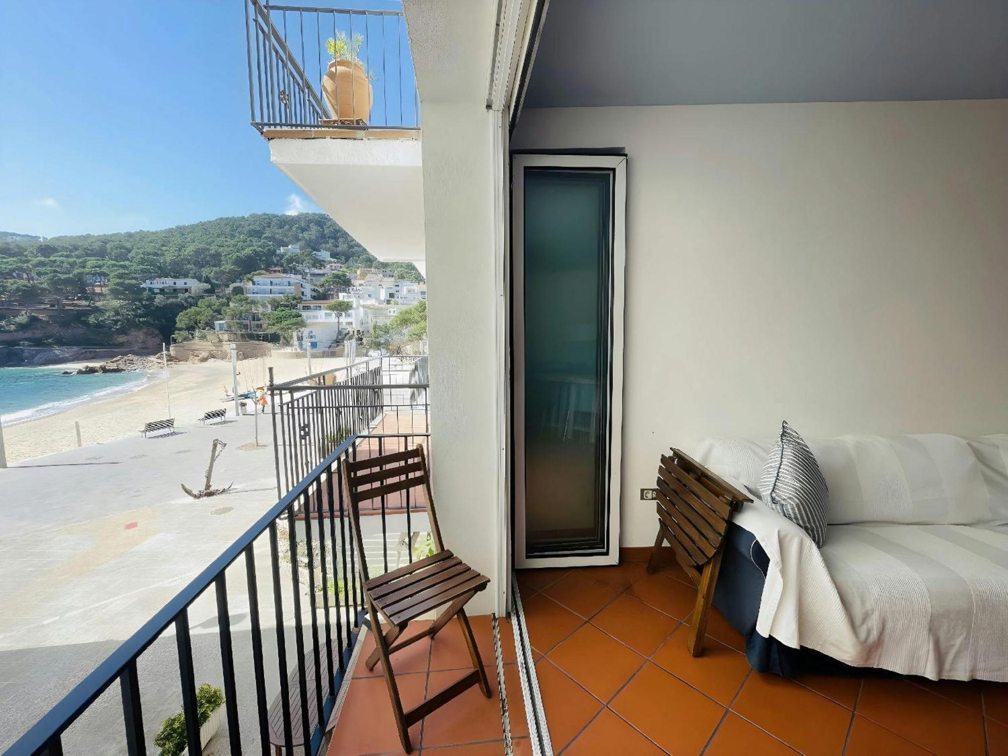 Tamariu Beach 1: Beachfront Wifi Up To 6 Ppl Exteriör bild