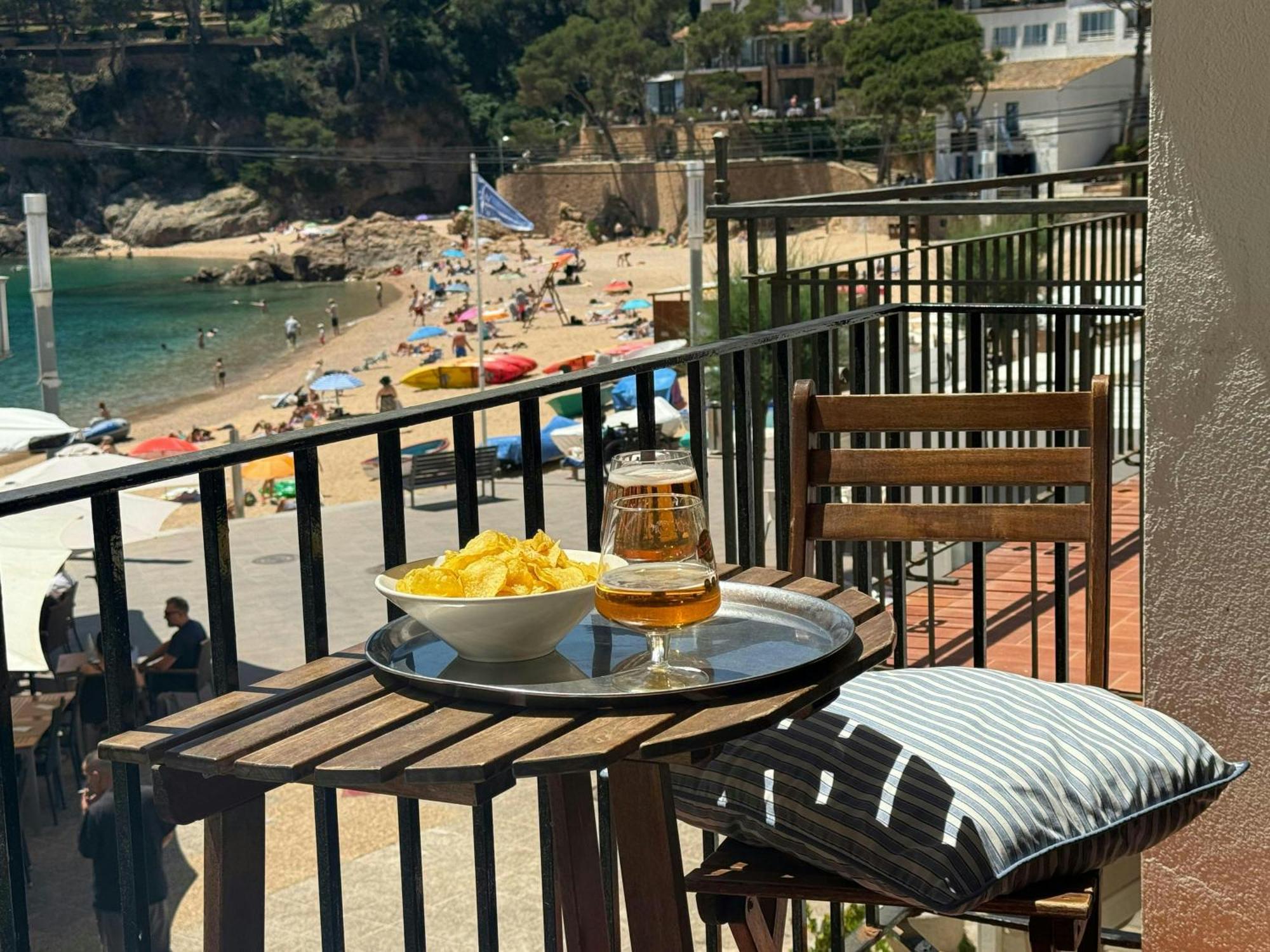 Tamariu Beach 1: Beachfront Wifi Up To 6 Ppl Exteriör bild